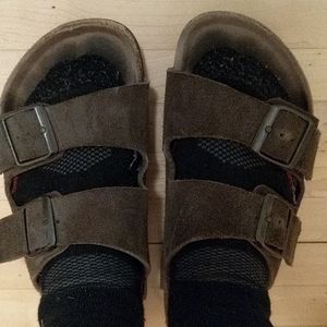 Unisex Birkenstock Arizona Suede, Mocha, 38